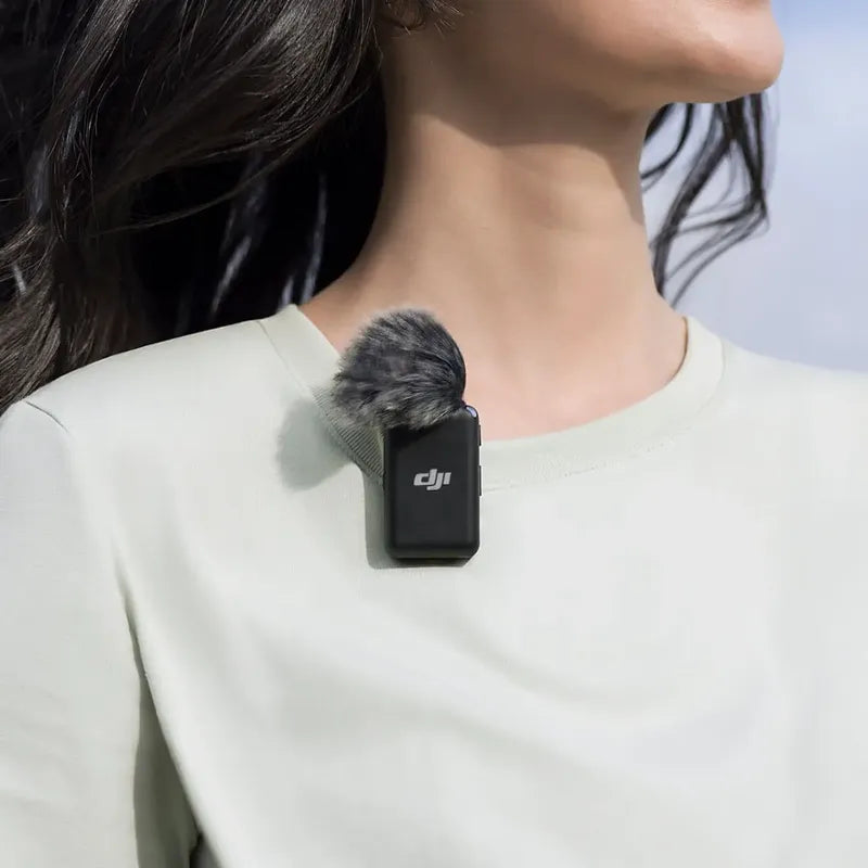 Micrófono Dji Mic Wireless Doble Canal Bateria 15hrs Negro