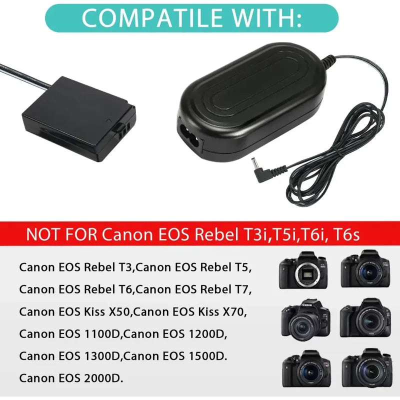 Ack-e10 Adaptador De Corriente Altena Para Camaras Canon