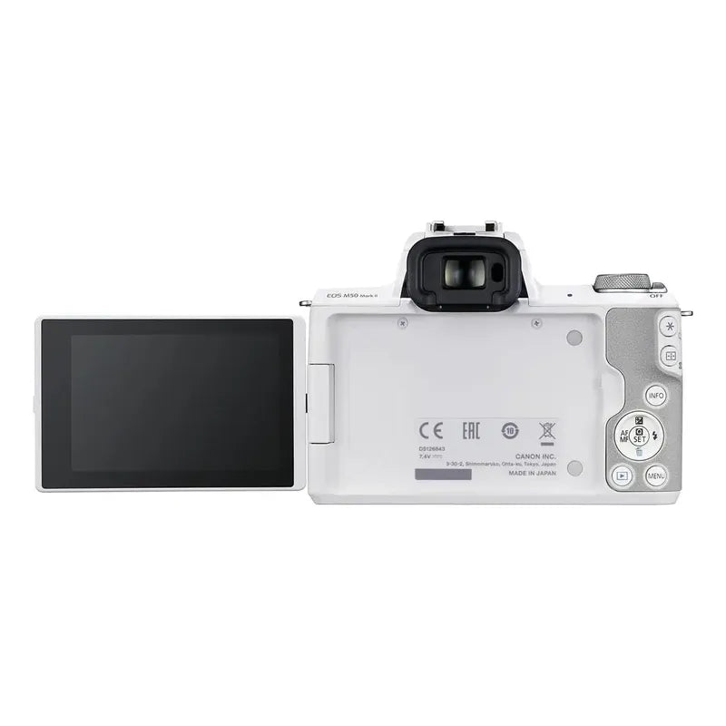 Camara Canon Eos M50 Mark Ii 24.1mp + Lente Ef-m15-45 Is Stm
