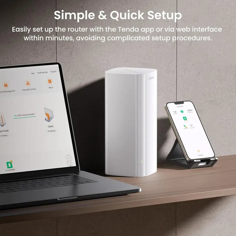 Router Tenda Nova Ax3000 Mx12 Mesh Wifi 6 3 Pack