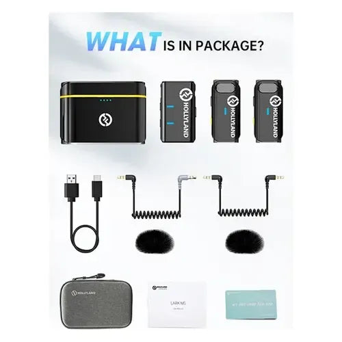Microfono Profesional Wireless Hollyland Lark M1 Duo Bcv
