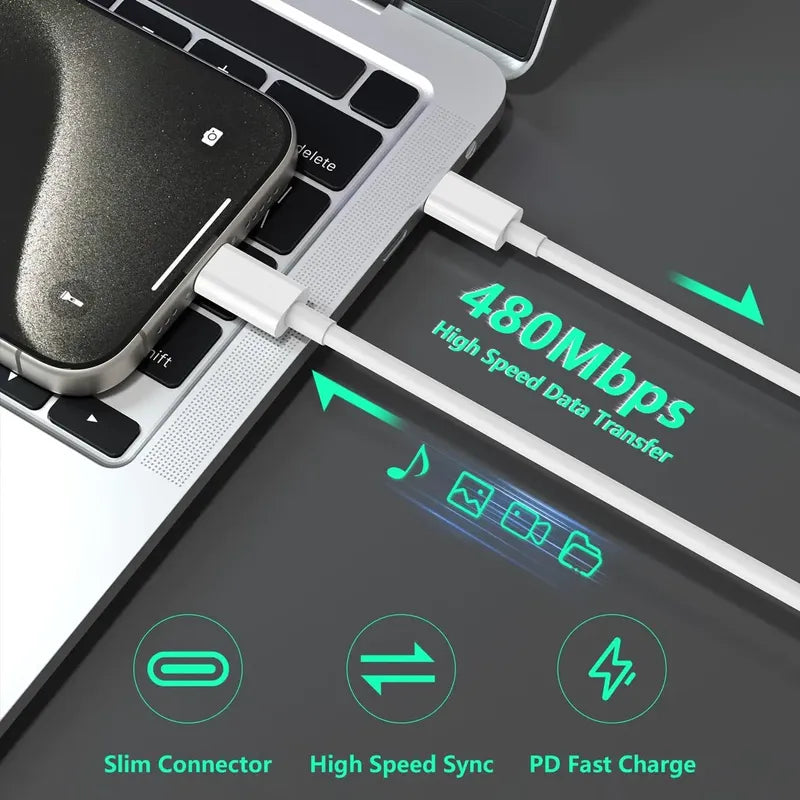 Cable Carga Rapida Usb C Tipo-c De 2mtrs