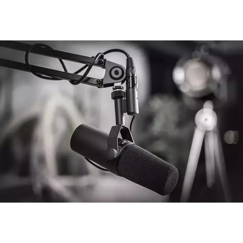 Microfono Shure Sm7b Cardioide Dinamico Para Podcast Negro