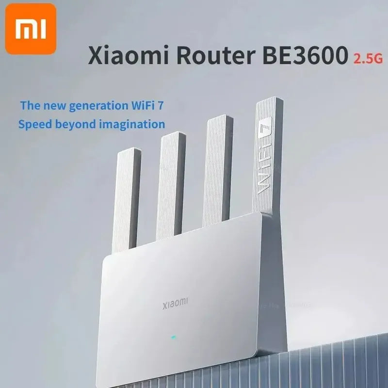 Router Xiaomi Wifi 7 Be3600 Doble Banda Rompemur Fibraoptic