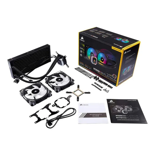 Cooler Corsair Cpu Rgb De 240 Mm Hydro Series H100i Platinum